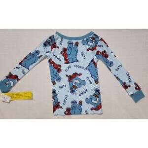 Cookie monster pajama top pair snug fitting toddler size 5T